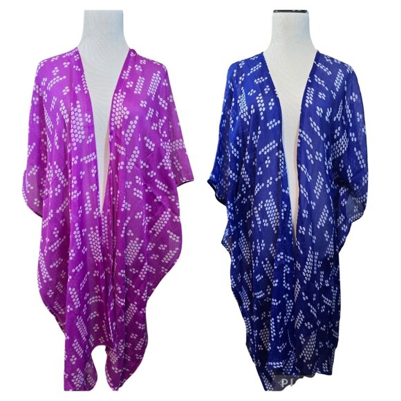 RAJ Kimono Knee length Geometric print New with tags One Size - Picture 1 of 16